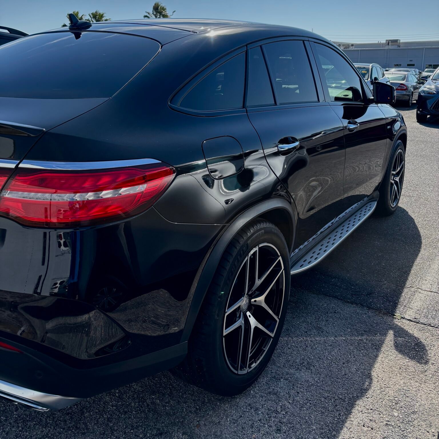 Mercedes-Benz after full detail and paint correction with deep gloss and swirl-free finish